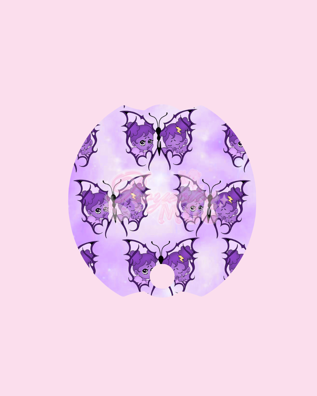 Purple SadGirl Butterfly Stanley Topper