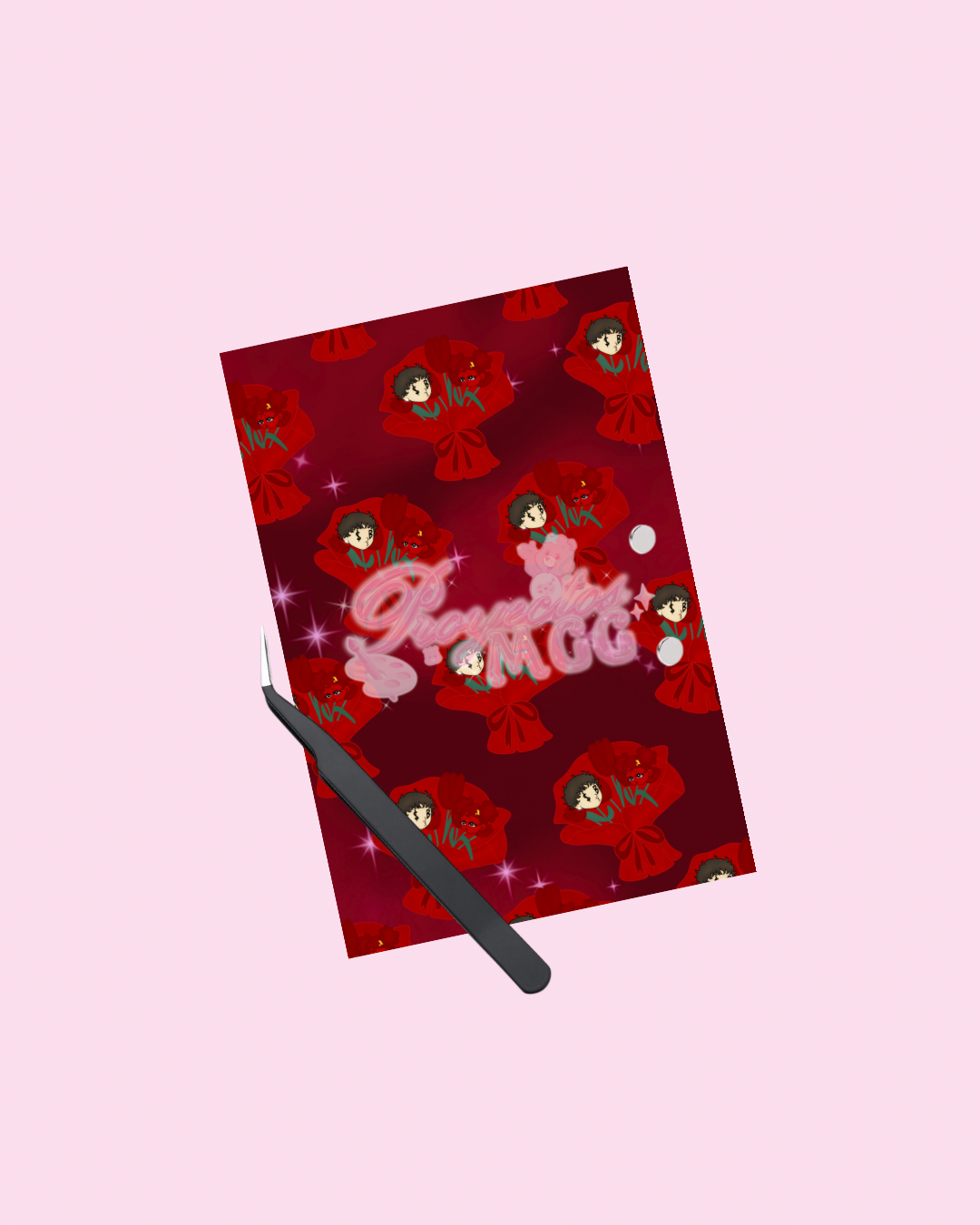 Red SadBoy & SadGirl Ramo Lash Tile