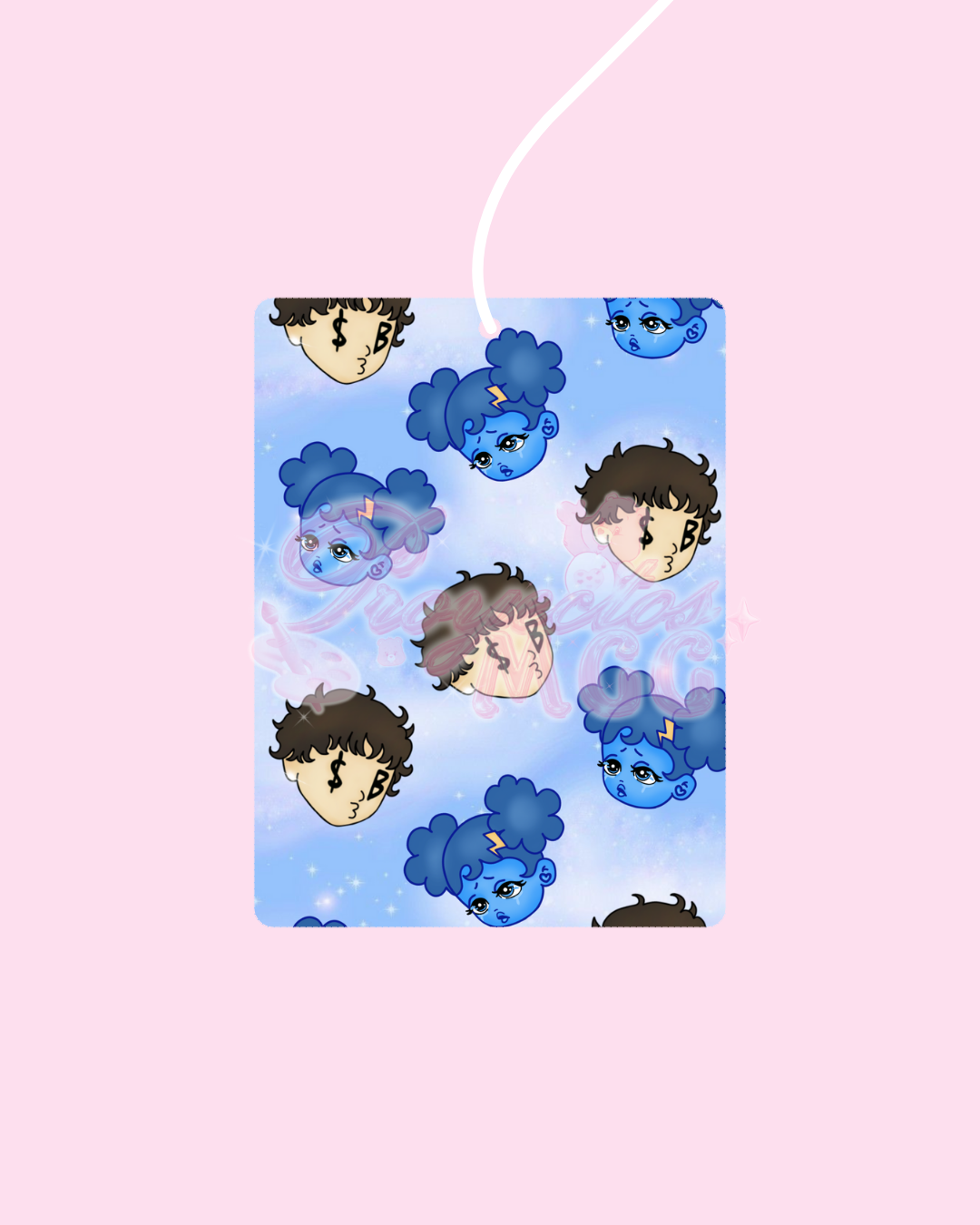 SadBoy & SadGirl Faces Car Air Freshener