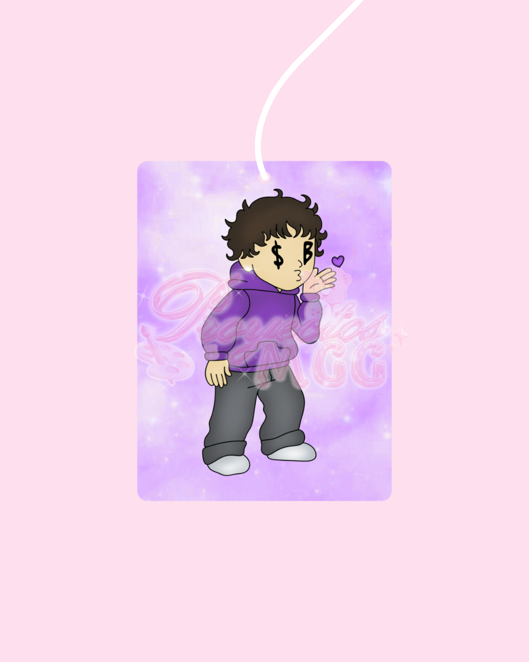 Purple SadBoy Car Air Freshener