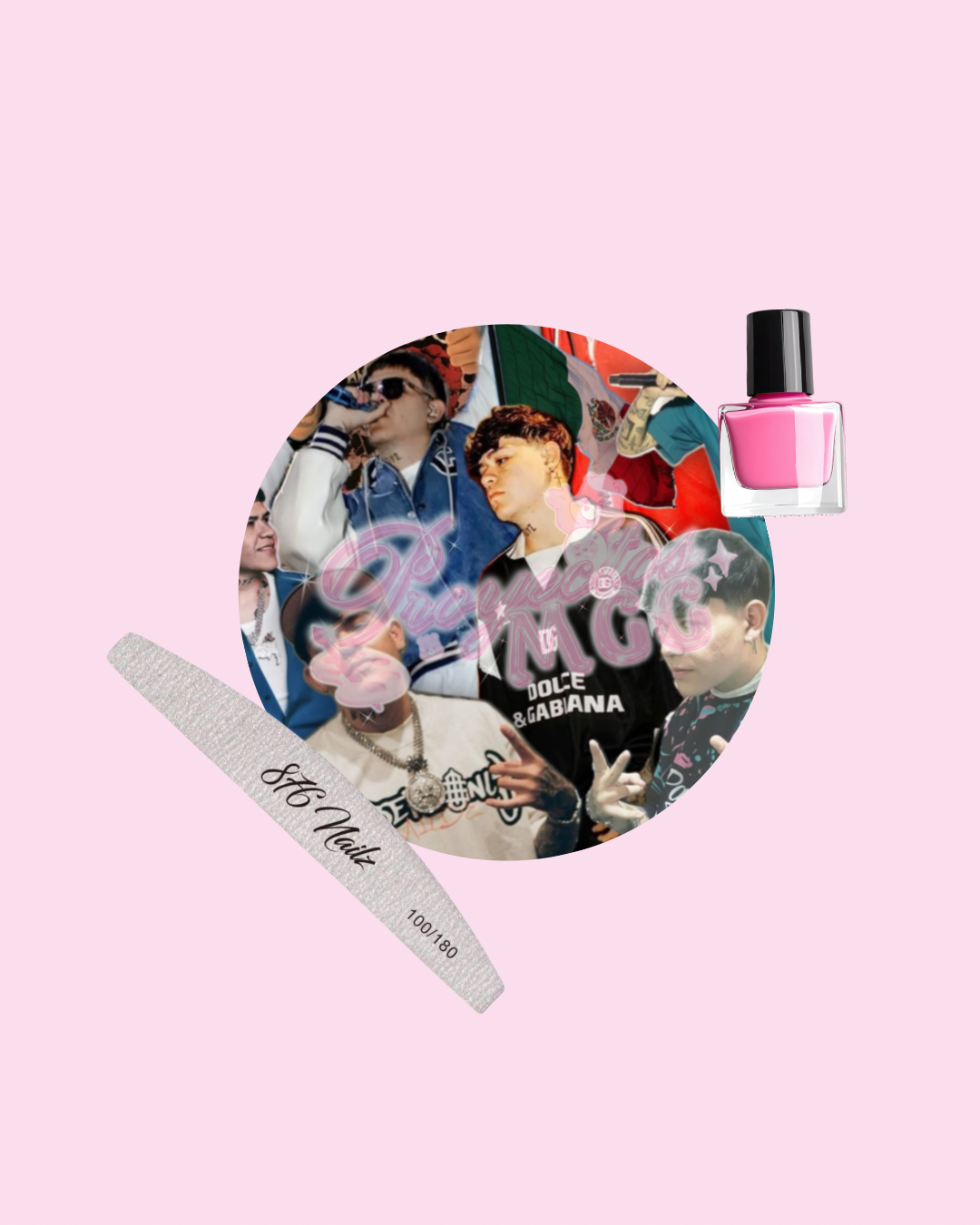 Junior H Collage Nail Art Palette