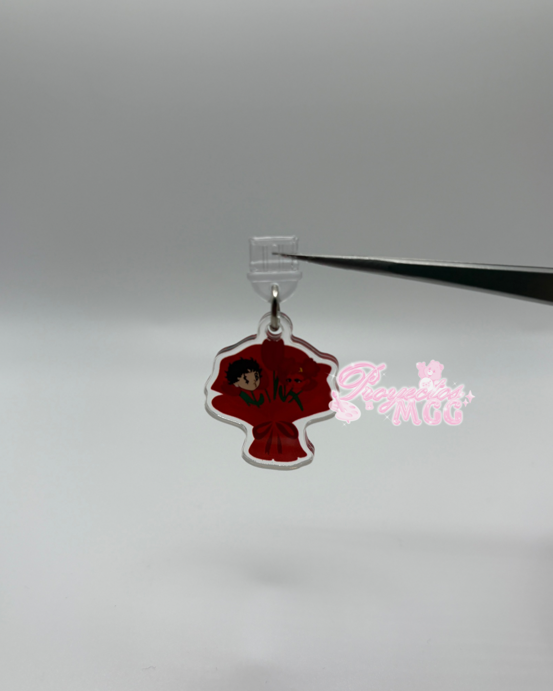 Red SadBoy & SadGirl Ramo Acrylic Usb-C Dust Plug