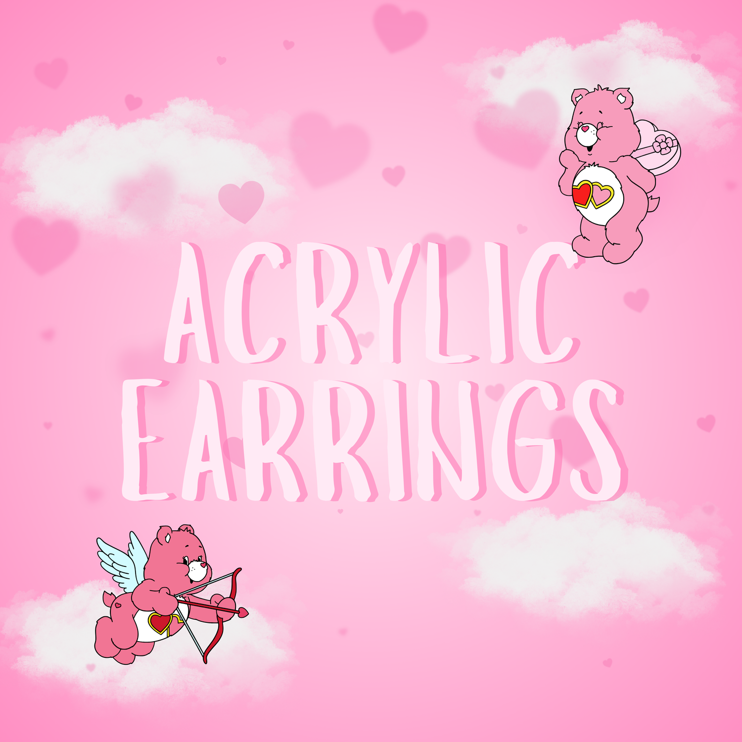 acrylic earrings