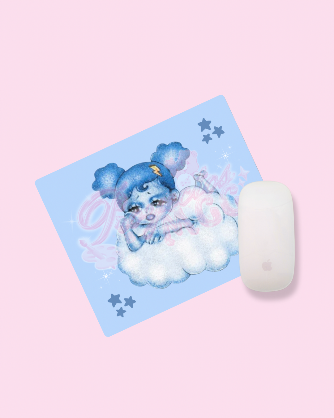 SadGirl Cloud Mouse Pad