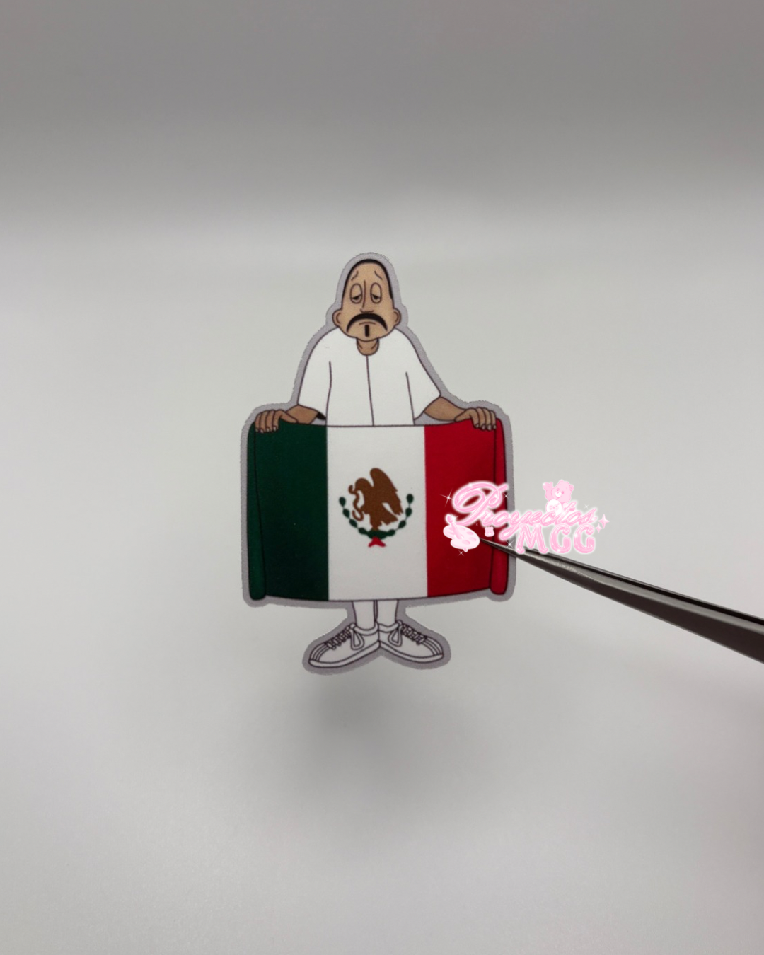 Homie Mexico Flag Matte Sticker