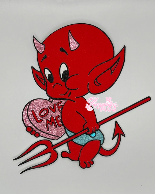 Devil “Love Me” Bouquet Topper