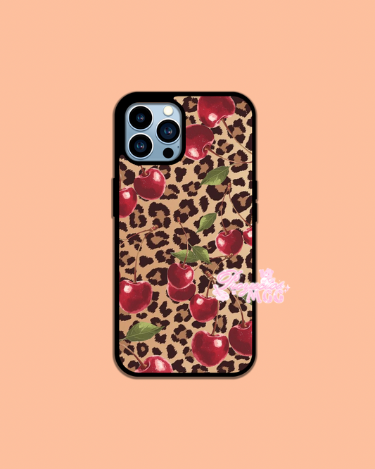Cherry Leopard Phone Case