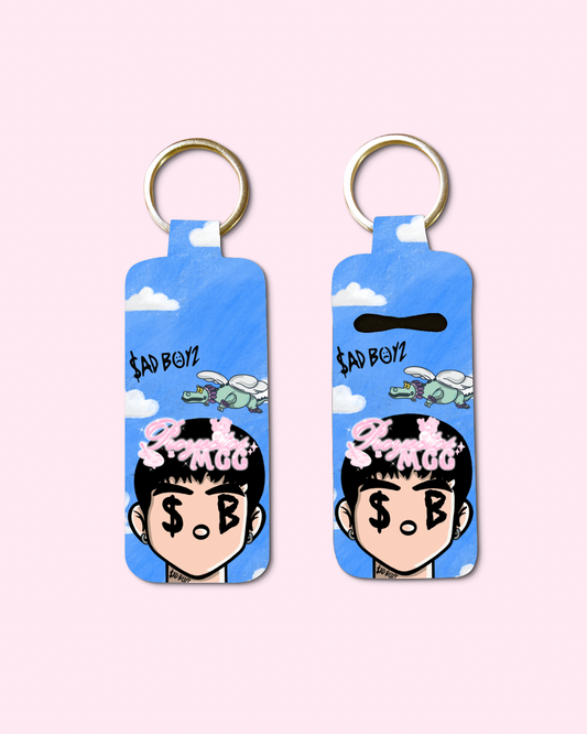 SadBoy Dragon Chapstick Holder Keychain
