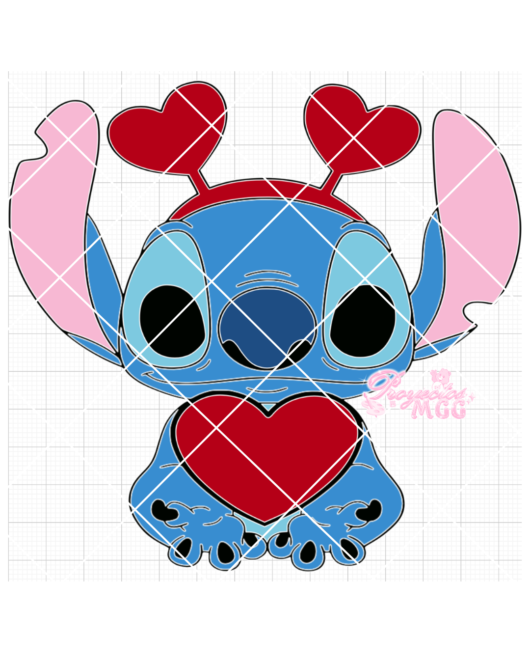 Blue Koala w/ Heart SVG Digital File