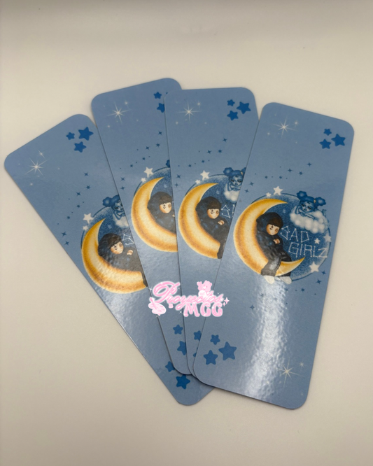 SadGirl Luna Laminated Bookmark