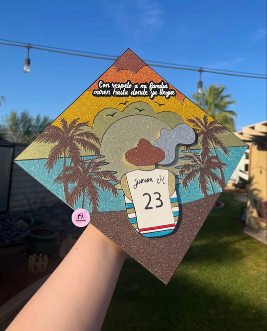 Junior H MVEUC Glittery Grad Cap