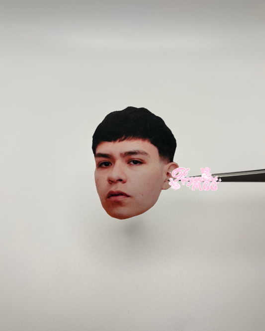 Junior h H Face Matte Sticker