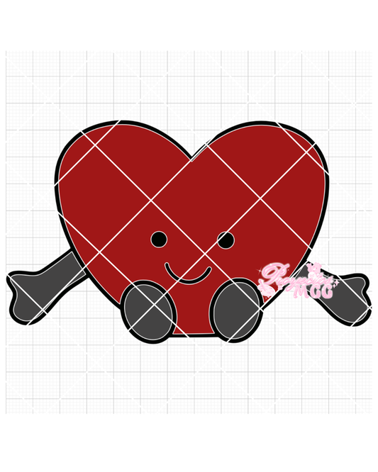 Heart Plush SVG Digital File