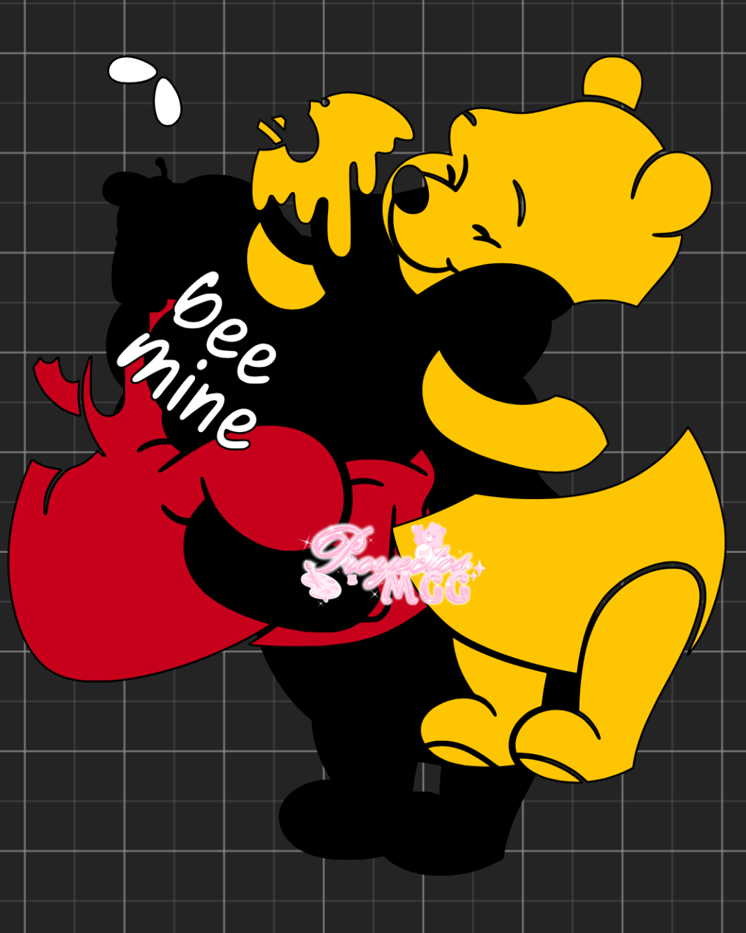 Pooh Bee Mine SVG Digital File