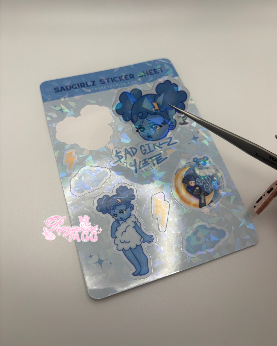 SadGirl Holo Sticker Sheet