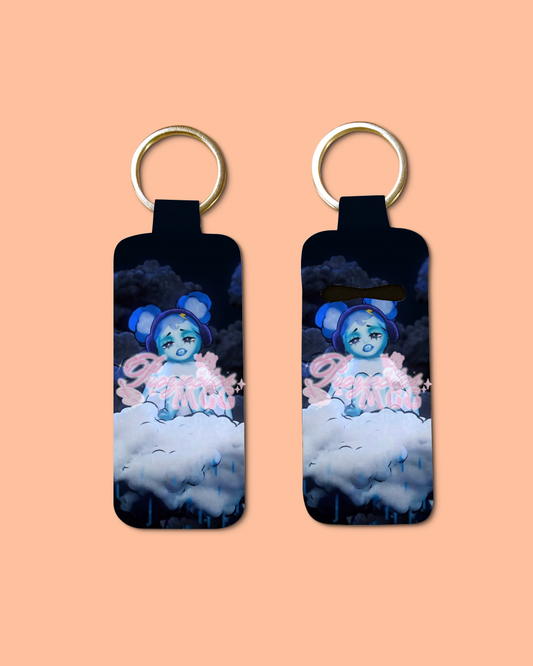 SadGirl Chapstick Holder Keychain