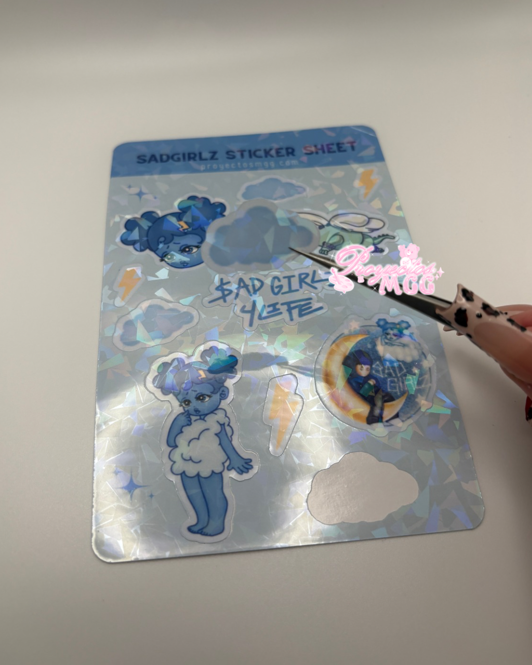 SadGirl Holo Sticker Sheet