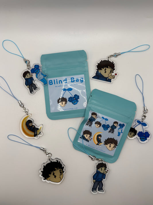 Blu SadBoy Acrylic Phone Charm Blind Bag