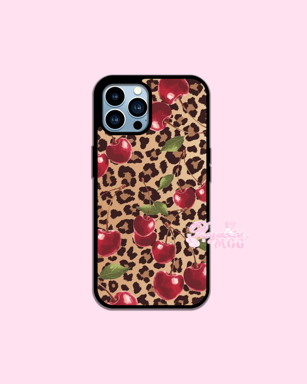 Cherry Leopard Phone Case