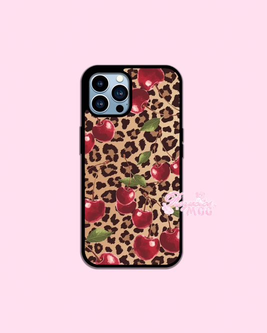 Cherry Leopard Phone Case