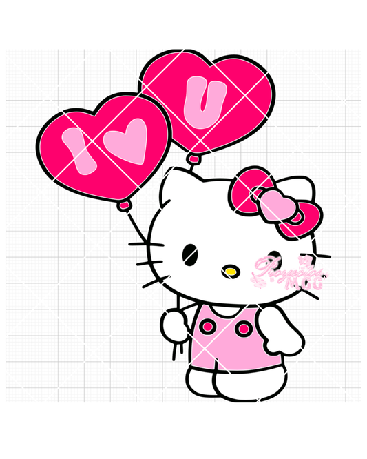 HK “I ♥ U” SVG Digital File