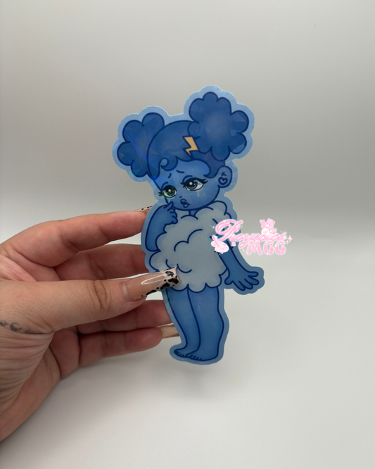 SadGirl Holo Car Decal
