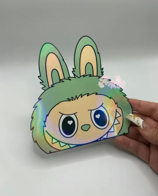 Green Bubu Car Decal