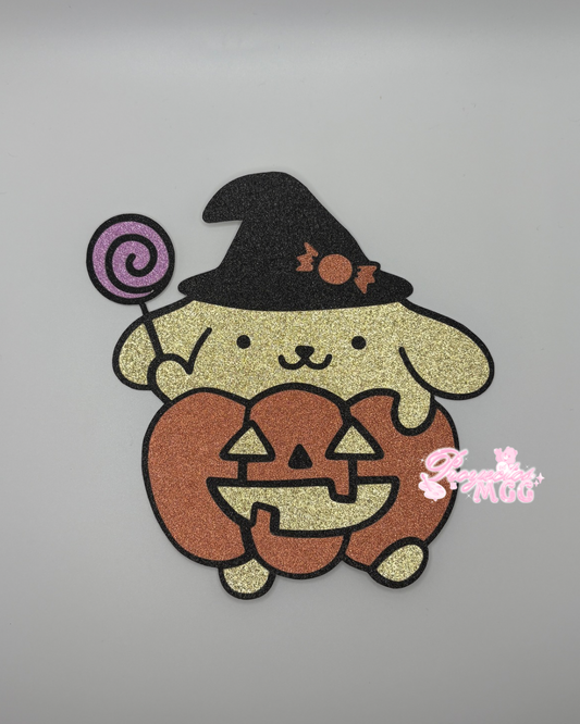 Pom Pumpkin Witch Bouquet Topper