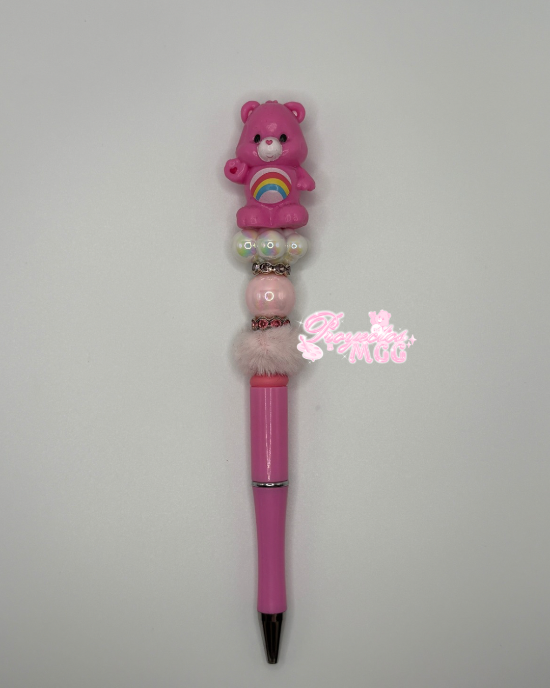 Cheer Bear Beaded Pen