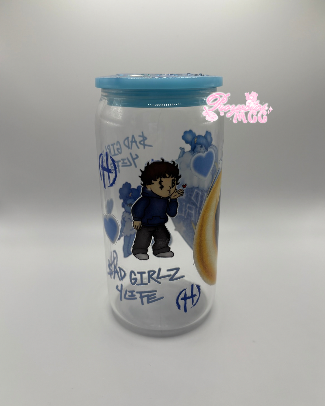 SadGirl Luna Glass Cup