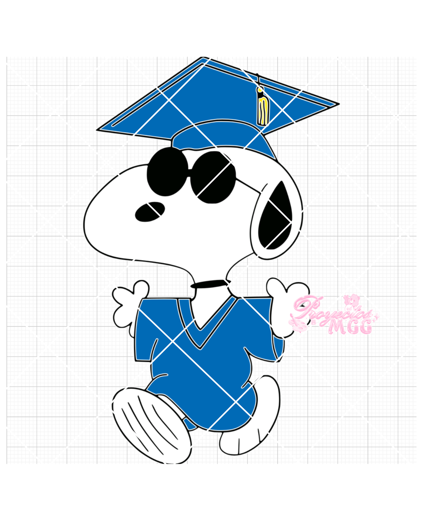 Snoop Cap & Gown Grad SVG Digital File