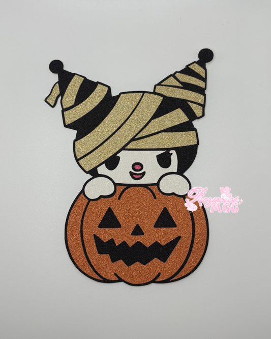 Bunny Mummy Pumpkin Bouquet Topper