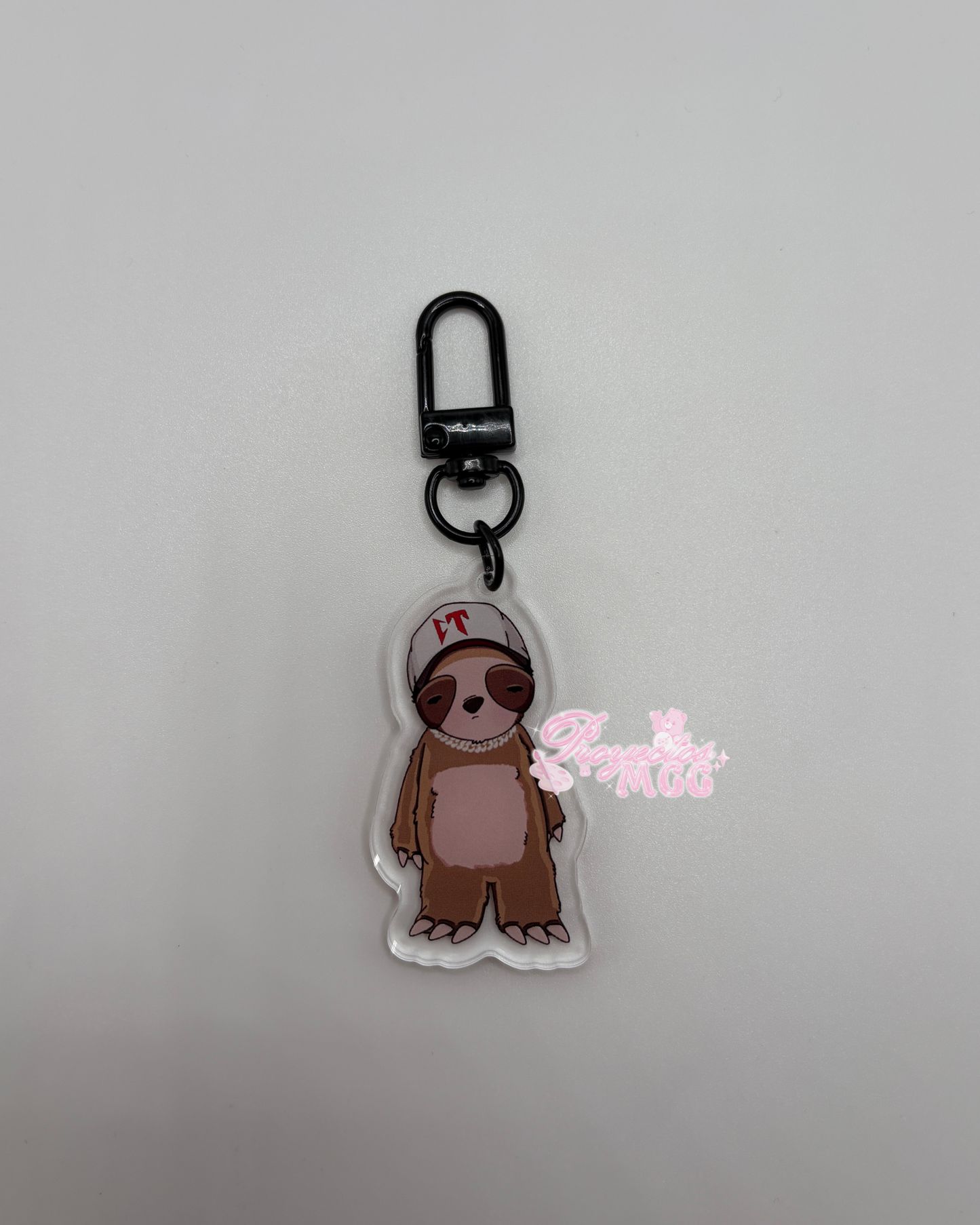 CT Sloth Acrylic Keychain