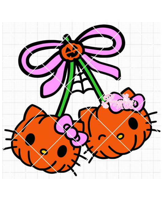 HK Pumpkin Cherry SVG Digital File