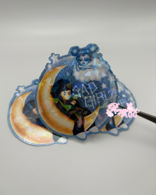SadGirl Luna Holo Sticker