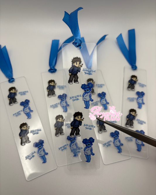 SadGirl Acrylic Bookmark
