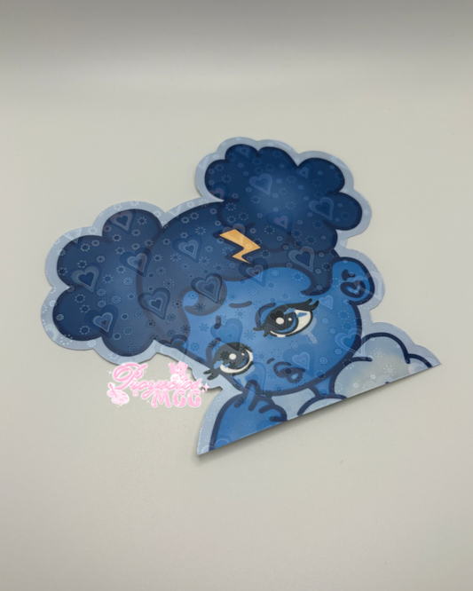 SadGirl Holo Car Peeker Decal