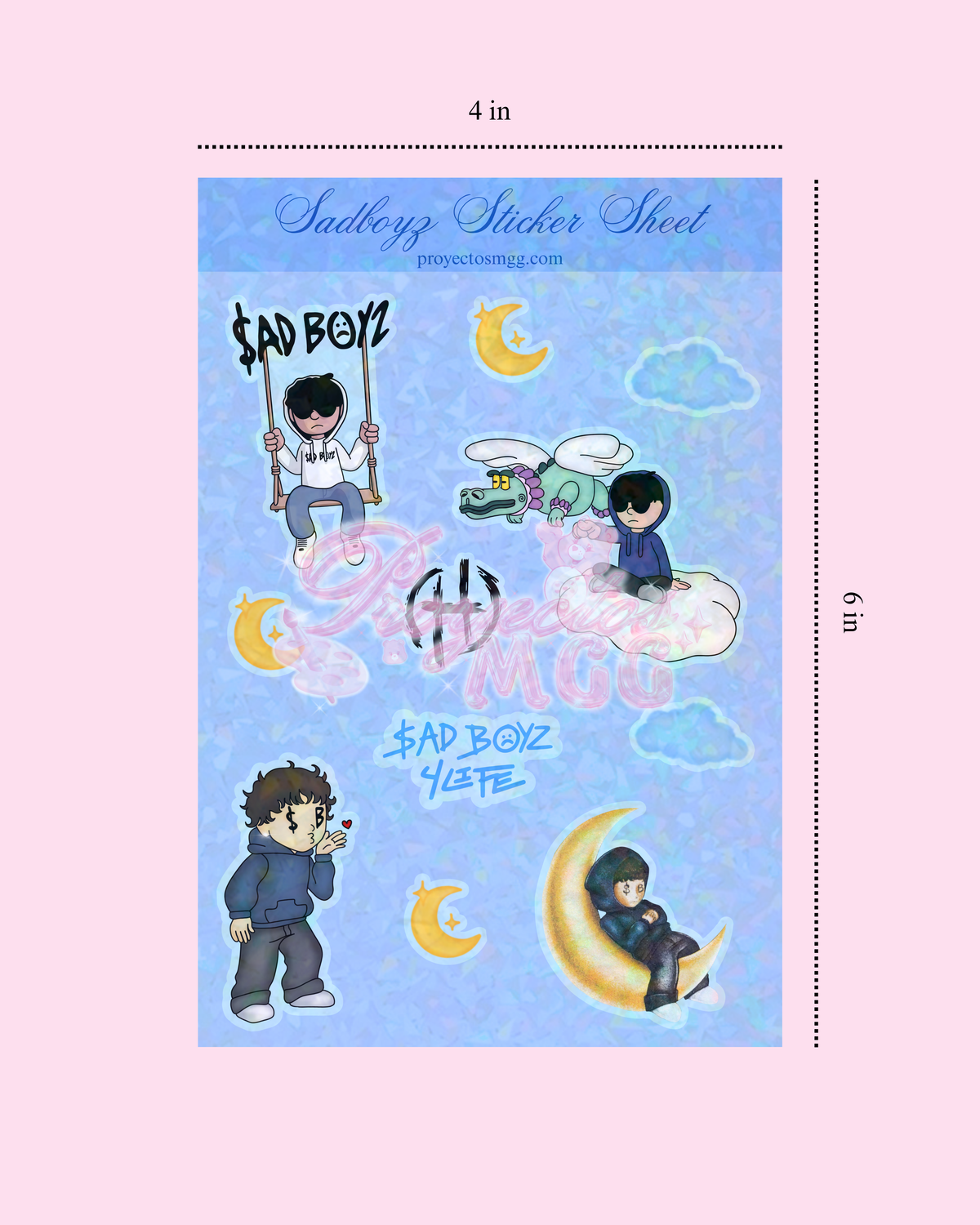 SadBoy Holo Sticker Sheet