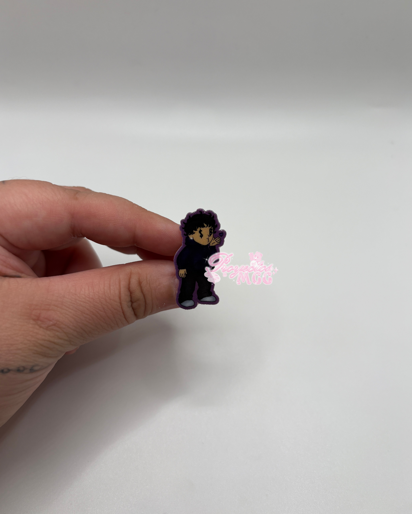 Purple SadBoy Croc Charm