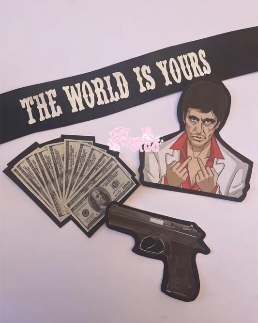 The World Is Yours Bouquet Topper Bundle