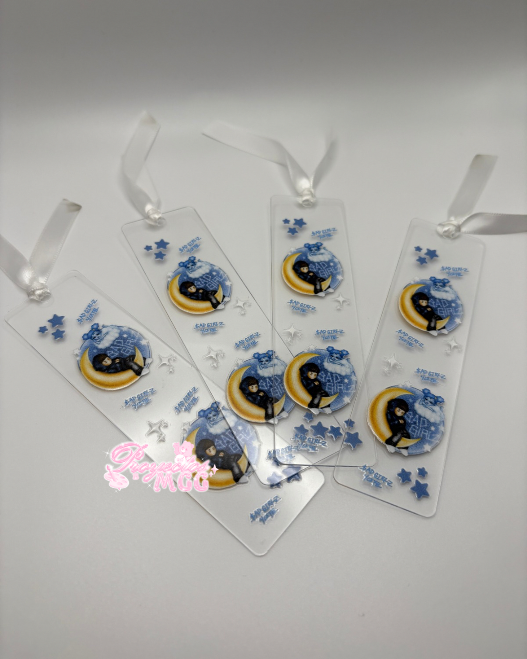 SadGirl Luna Acrylic Bookmark