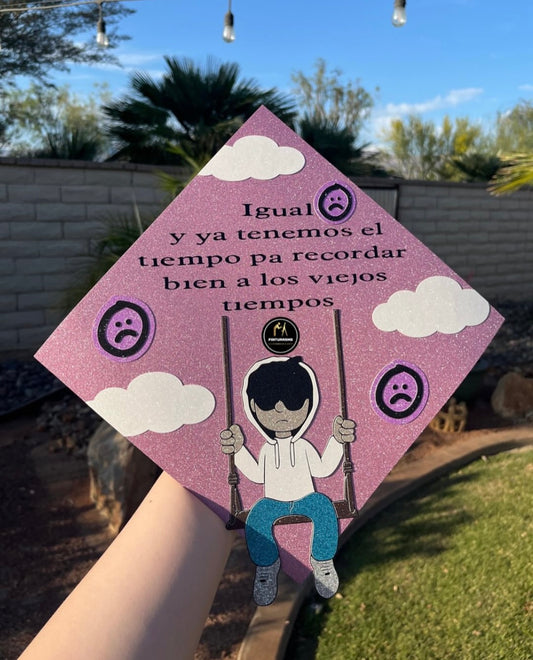 Junior H Pink SB4L Grad Cap