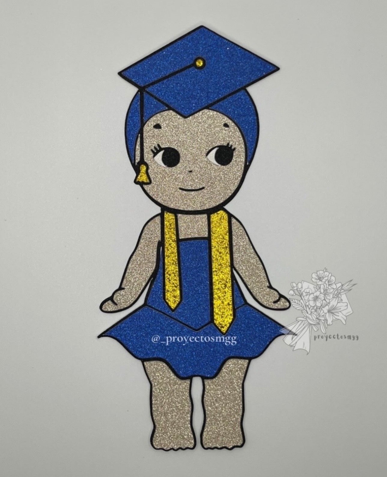 Sonny Cap & Gown Grad SVG Digital File