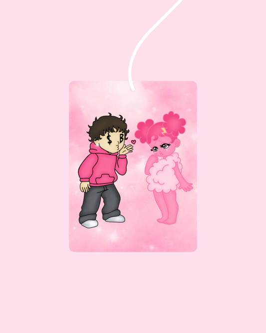 Pink SadBoy & SadGirl Car Air Fresheners