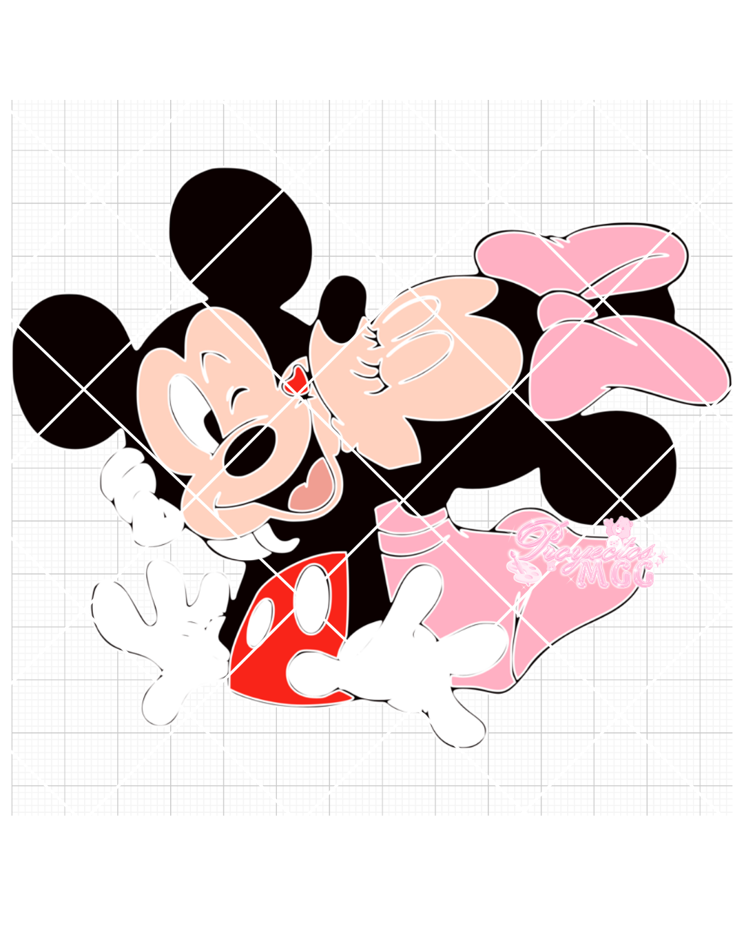 Cute Mouse Couple SVG Digital File