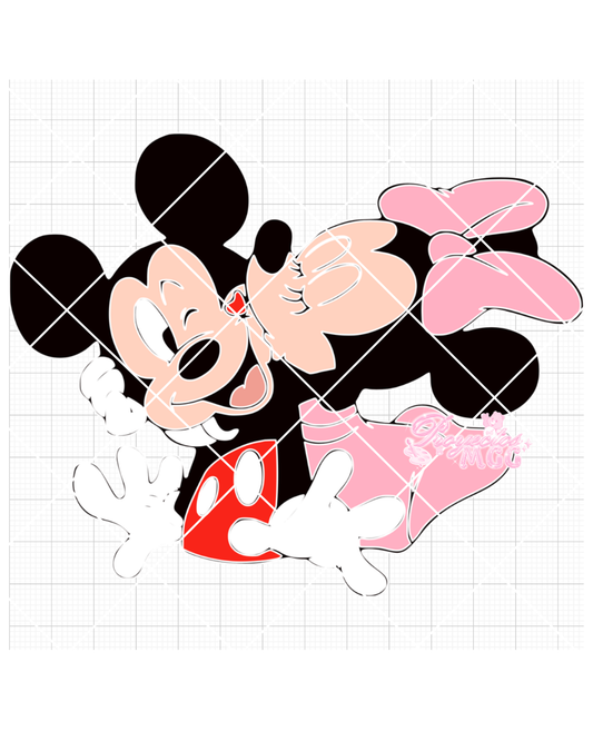 Cute Mouse Couple SVG Digital File