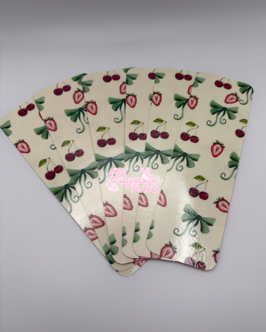 Cherry Fresa Laminated Bookmark