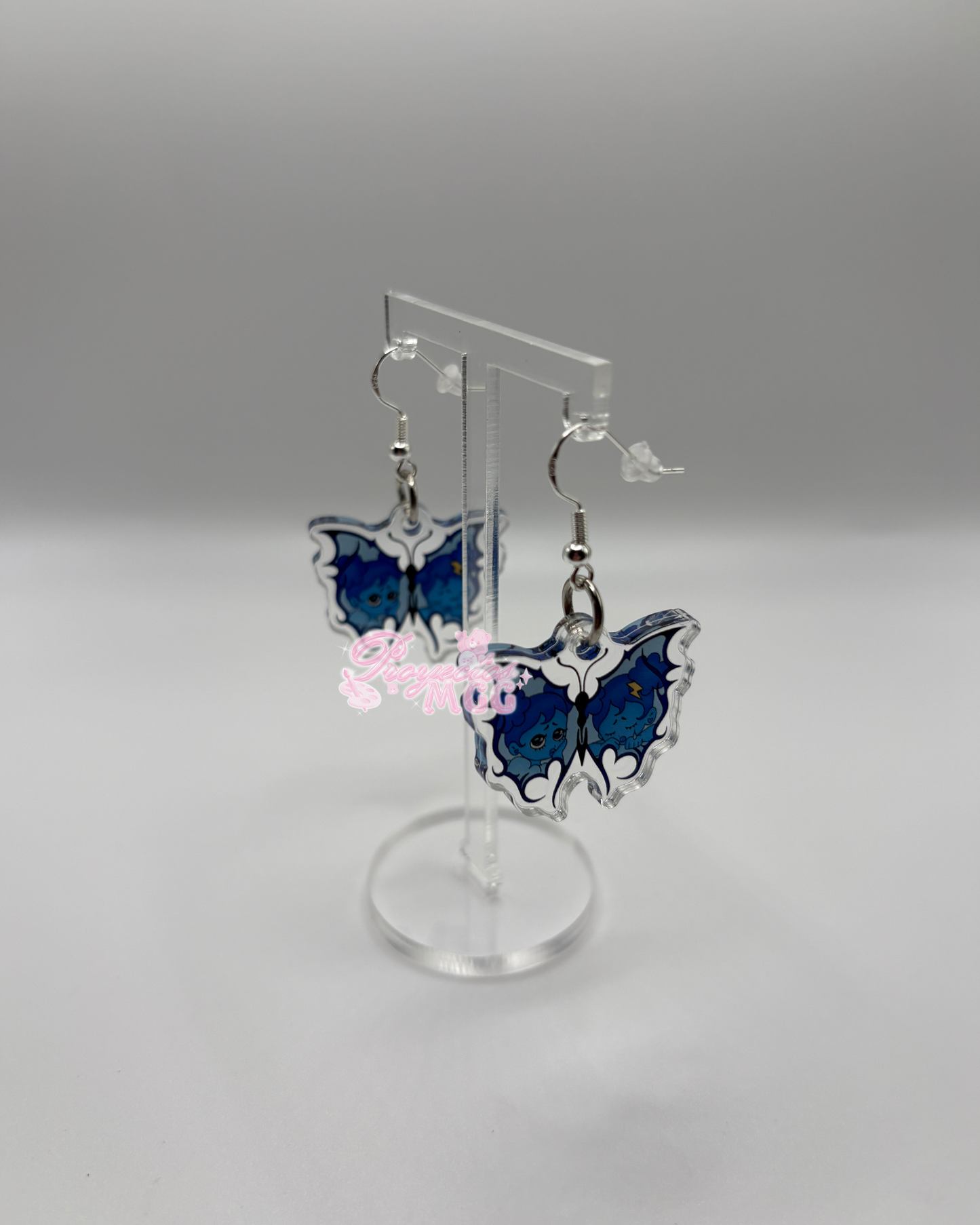 SadGirl Butterfly Acrylic Earrings