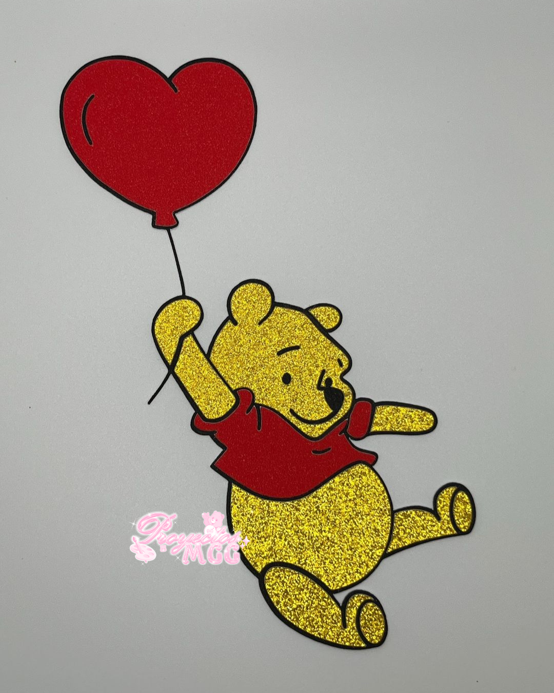 Pooh Heart Bouquet Topper