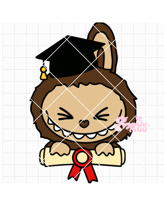 Bubu Wink Face Diploma SVG Digital File